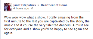 Facebook reaction to Heartbeat Of Home