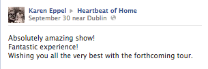 Facebook review of Heartbeat Of Home