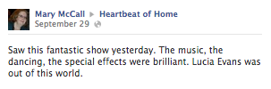 Facebook review of Heartbeat Of Home