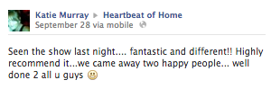 Facebook review of Heartbeat Of Home