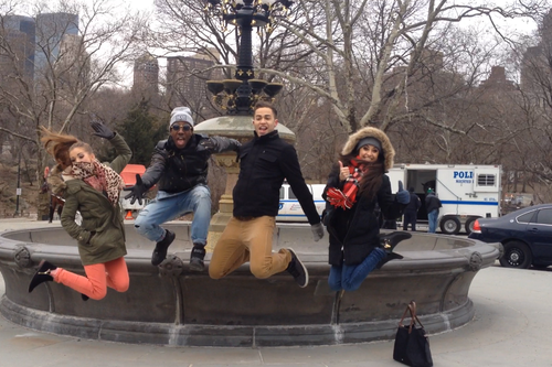 Heartbeat of Home dancers in Central Park