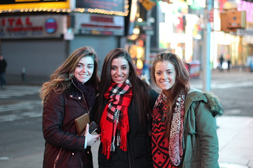 Heartbeat of Home dancers in Time Square, New York